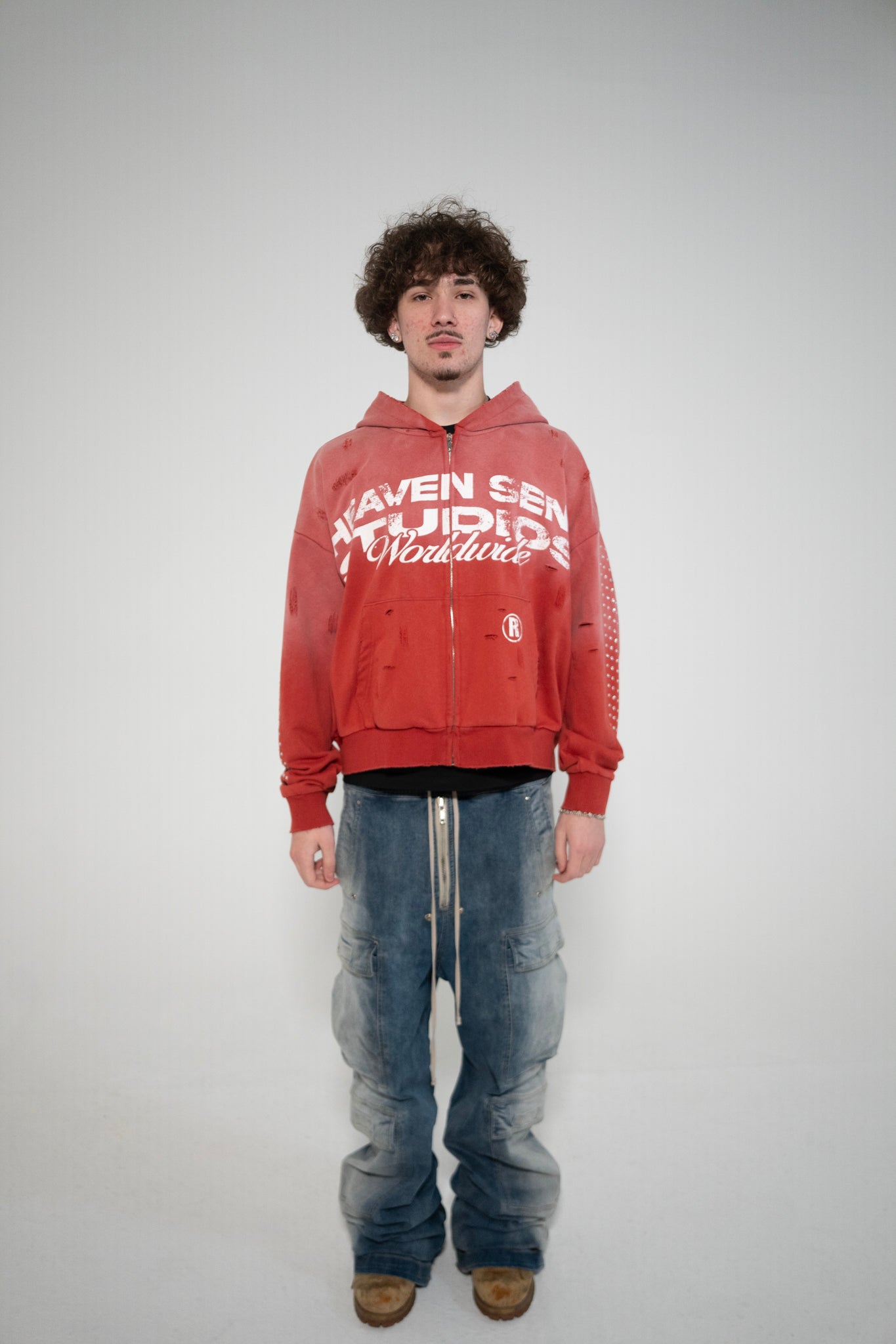 2Tone Crystal Zip-Up